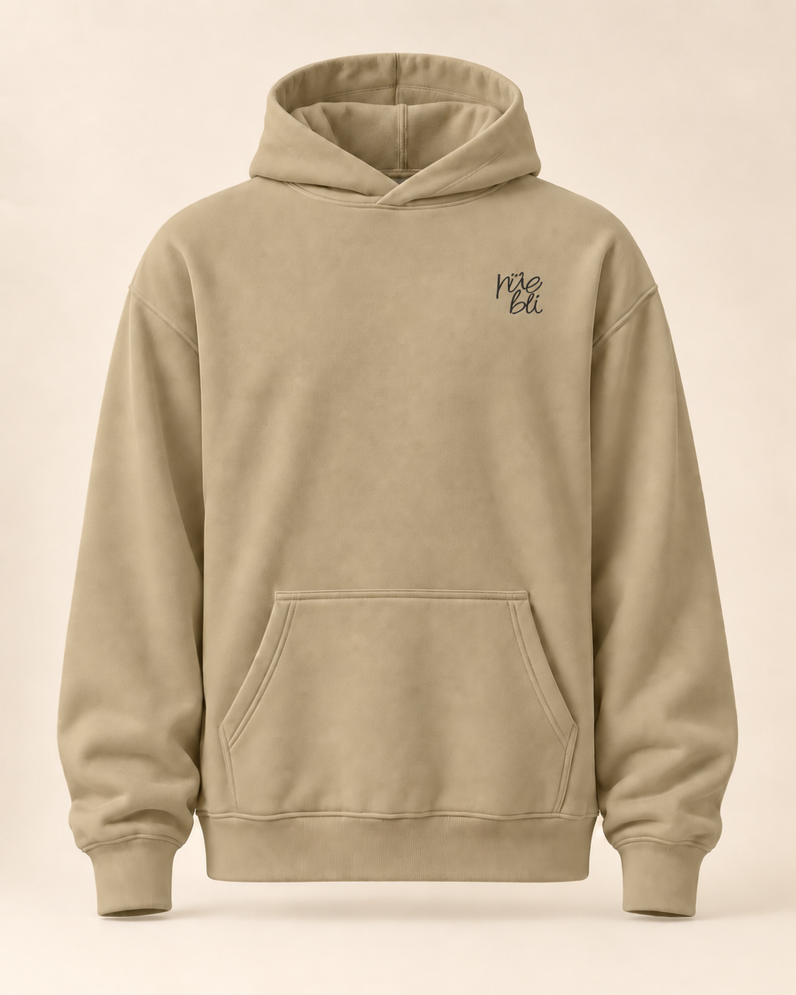 Hoodie rüebli — Argovie — sand — face — manuscrit