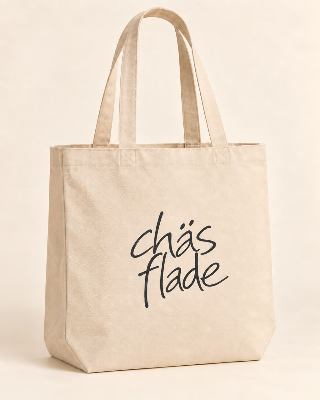 Tote bag chäsflade — Appenzell Rhodes-Intérieures — face — manuscrit