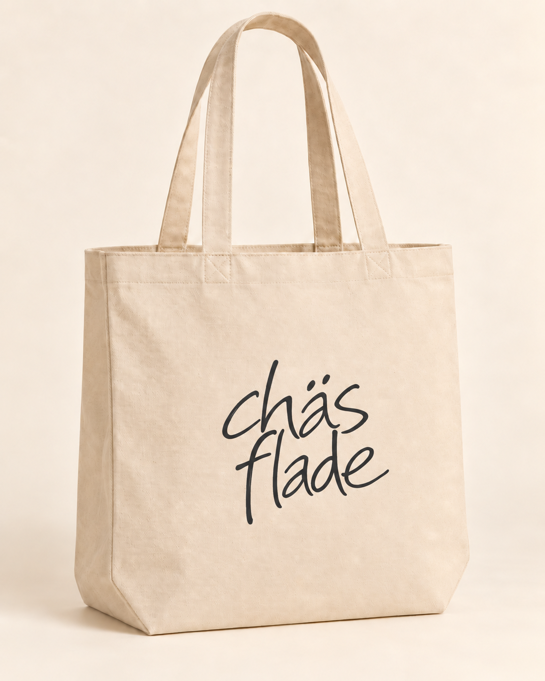 Tote bag chäsflade — Appenzell Rhodes-Intérieures — face — manuscrit