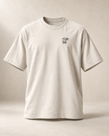 T-shirt sui rüebli Argovie écru — vue face, mockup réaliste