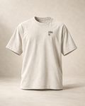T-shirt sui rösti — Berne, écru — vue face, mockup réaliste