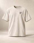 T-shirt sui läckerli — Bâle-Ville, écru — vue face, mockup réaliste