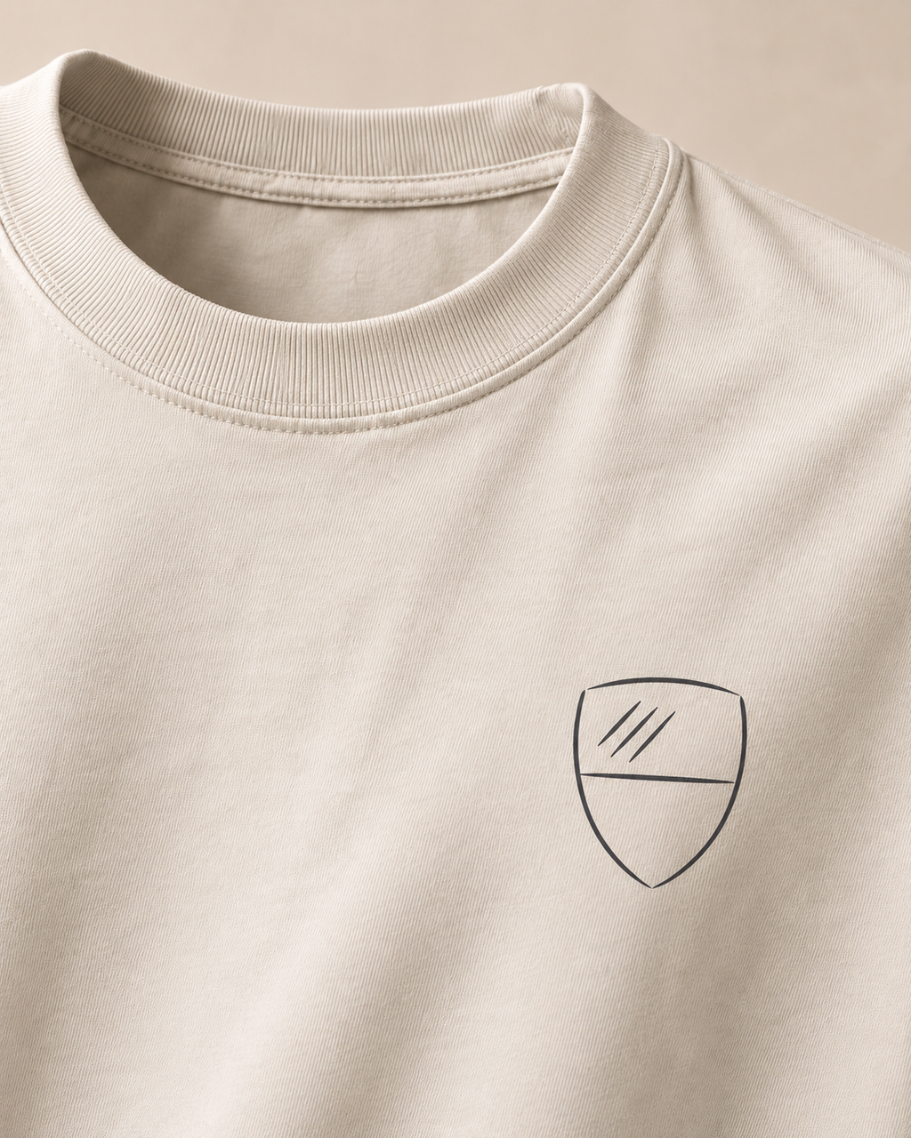 T-shirt écusson Fribourg — détail