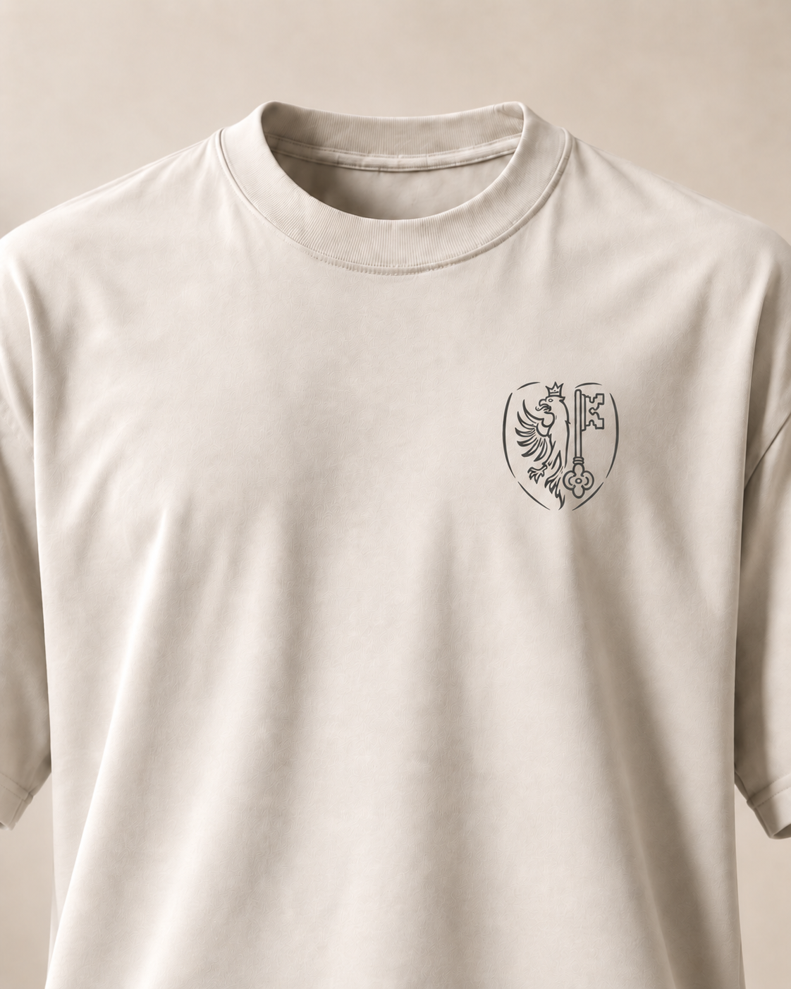 T-shirt écusson Genève — détail