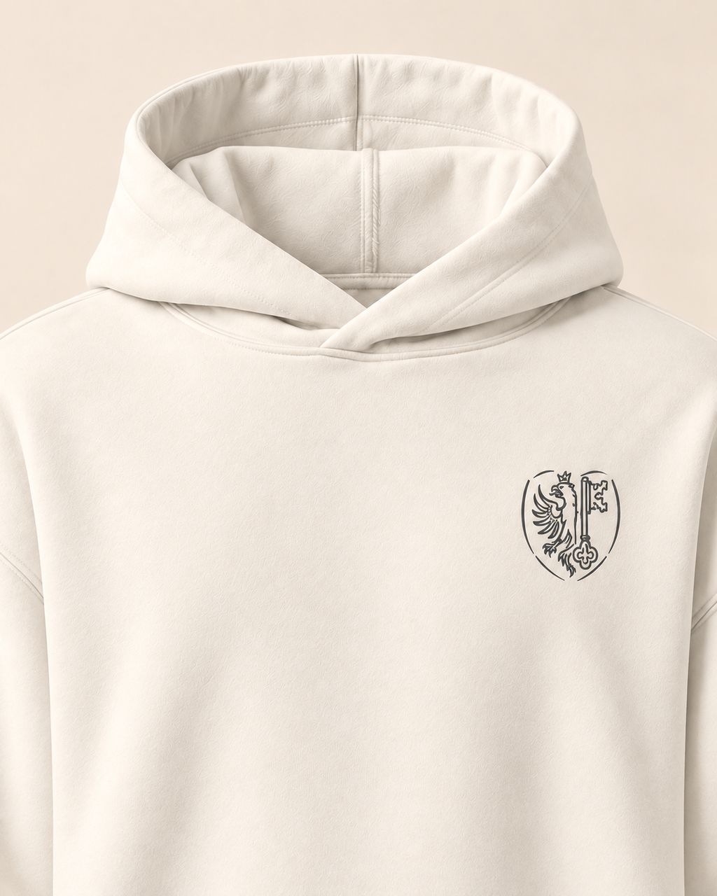 Hoodie écusson Genève — detail