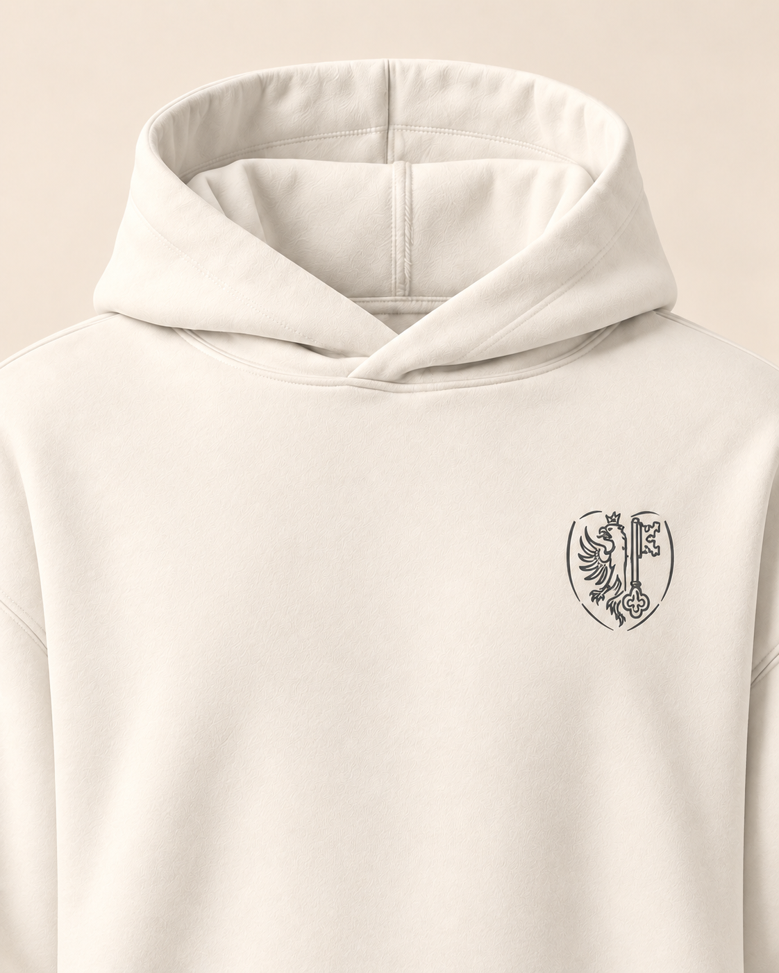 Hoodie écusson Genève — detail