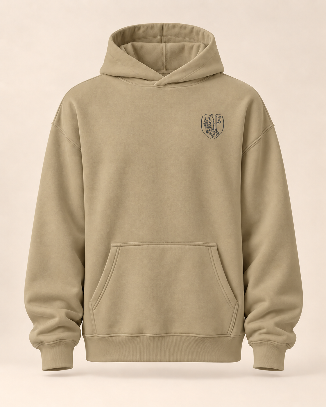 Hoodie écusson — Genève — sand — face