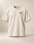 T-shirt sui cuchaule — Fribourg, écru — vue face, mockup réaliste