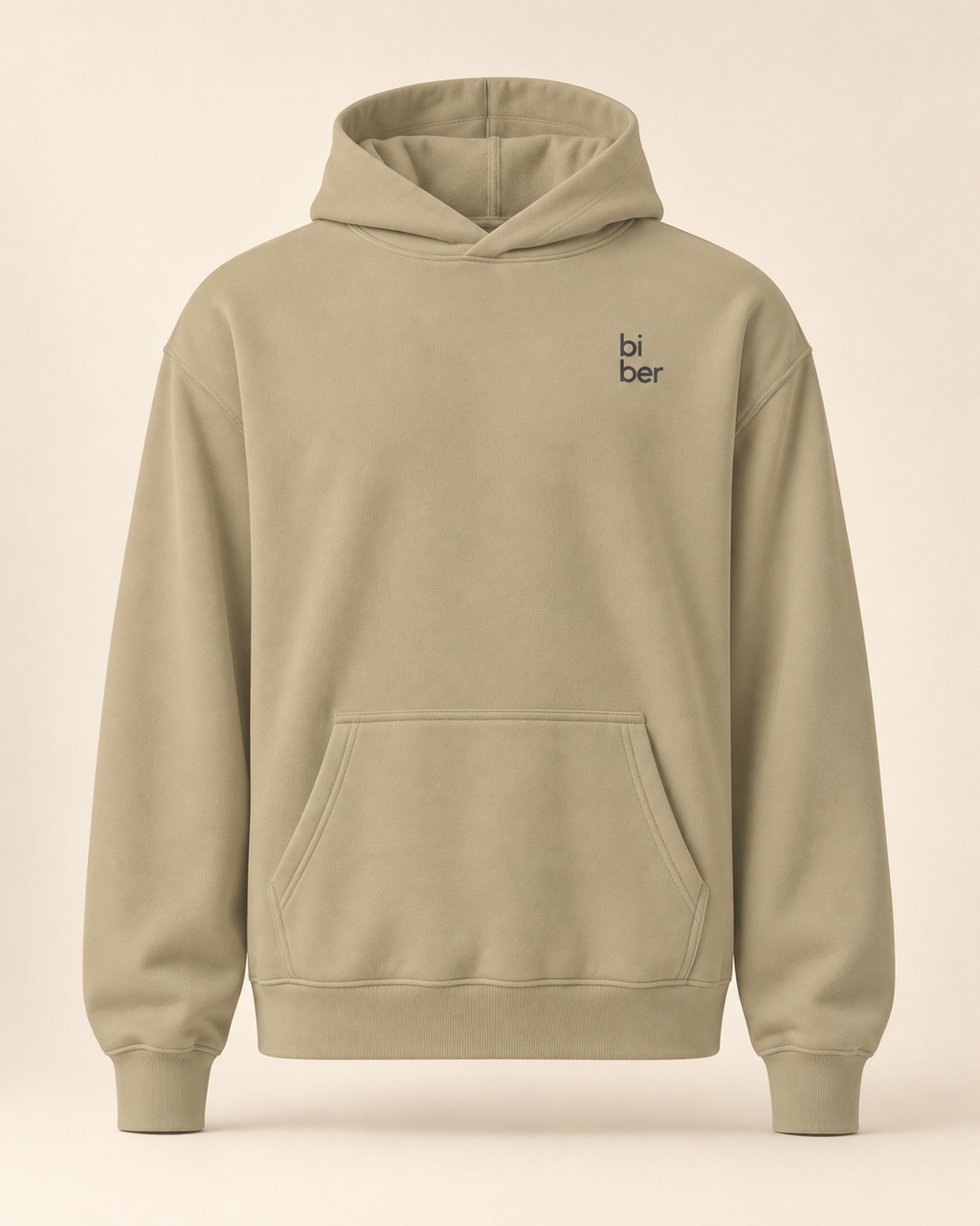 Hoodie biber — Appenzell Rhodes-Extérieures — sand — vue face sans mannequin