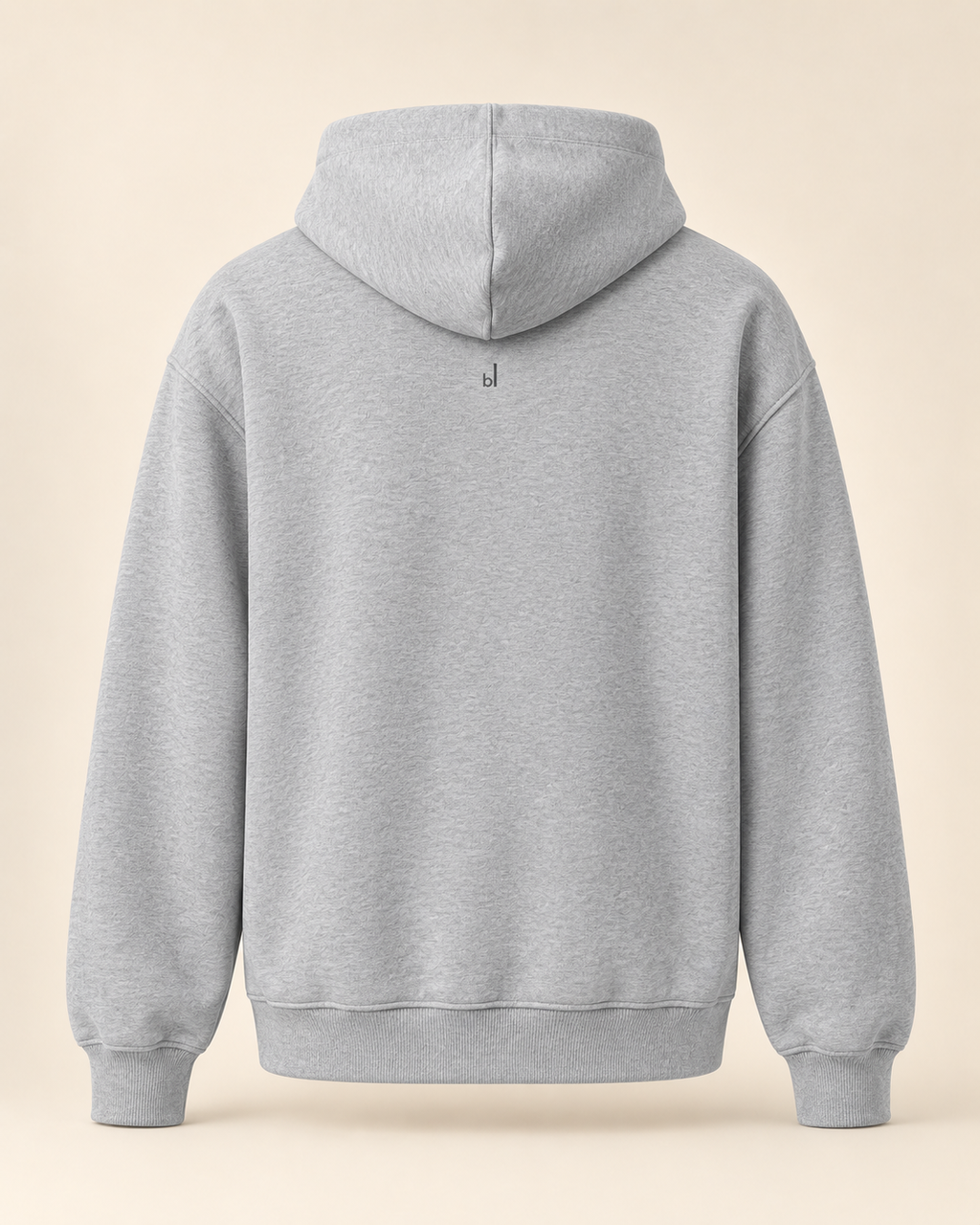 Hoodie chriesi — Bâle-Campagne — athletic-heather — vue dos sans mannequin