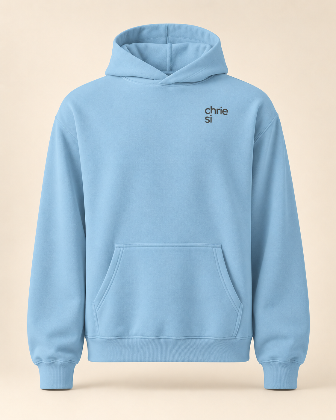 Hoodie chriesi — Bâle-Campagne — carolina-blue — vue face sans mannequin
