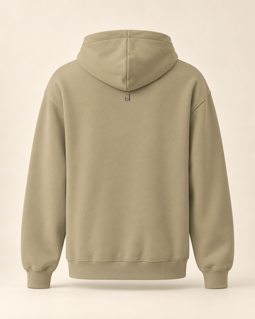 Hoodie chriesi — Bâle-Campagne — sand — vue dos sans mannequin