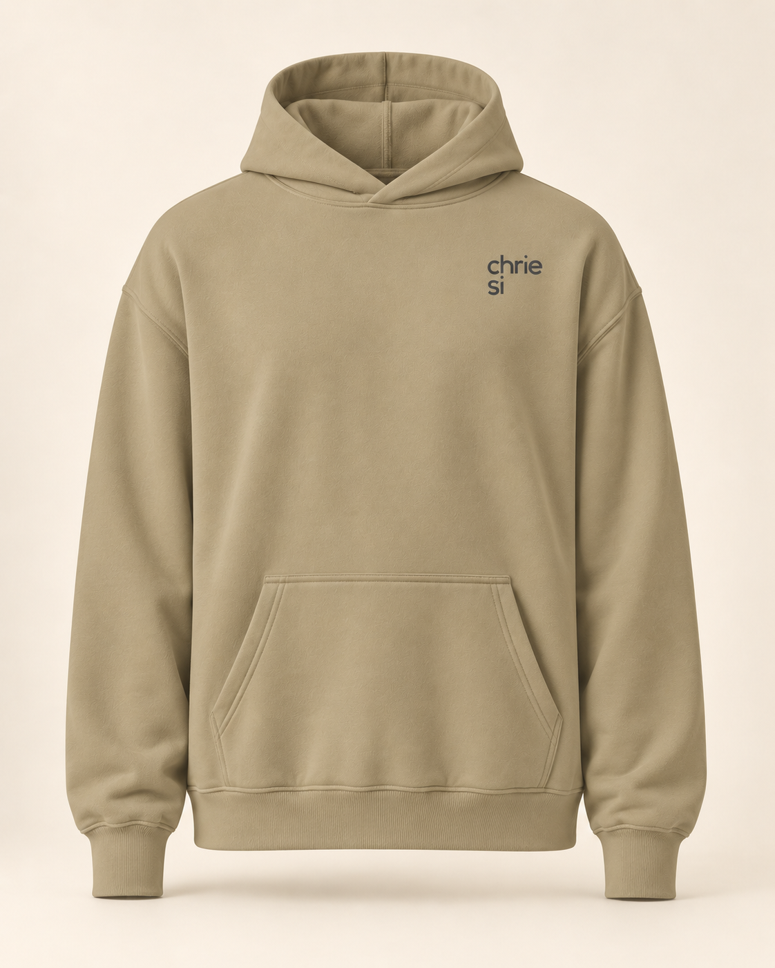 Hoodie chriesi — Bâle-Campagne — sand — vue face sans mannequin