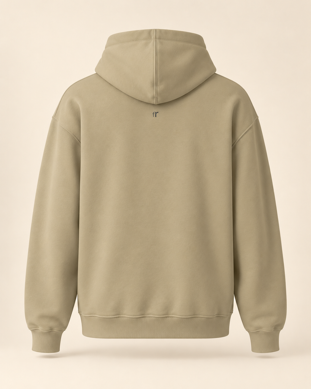 Hoodie cuchaule — Fribourg — sand — vue dos sans mannequin