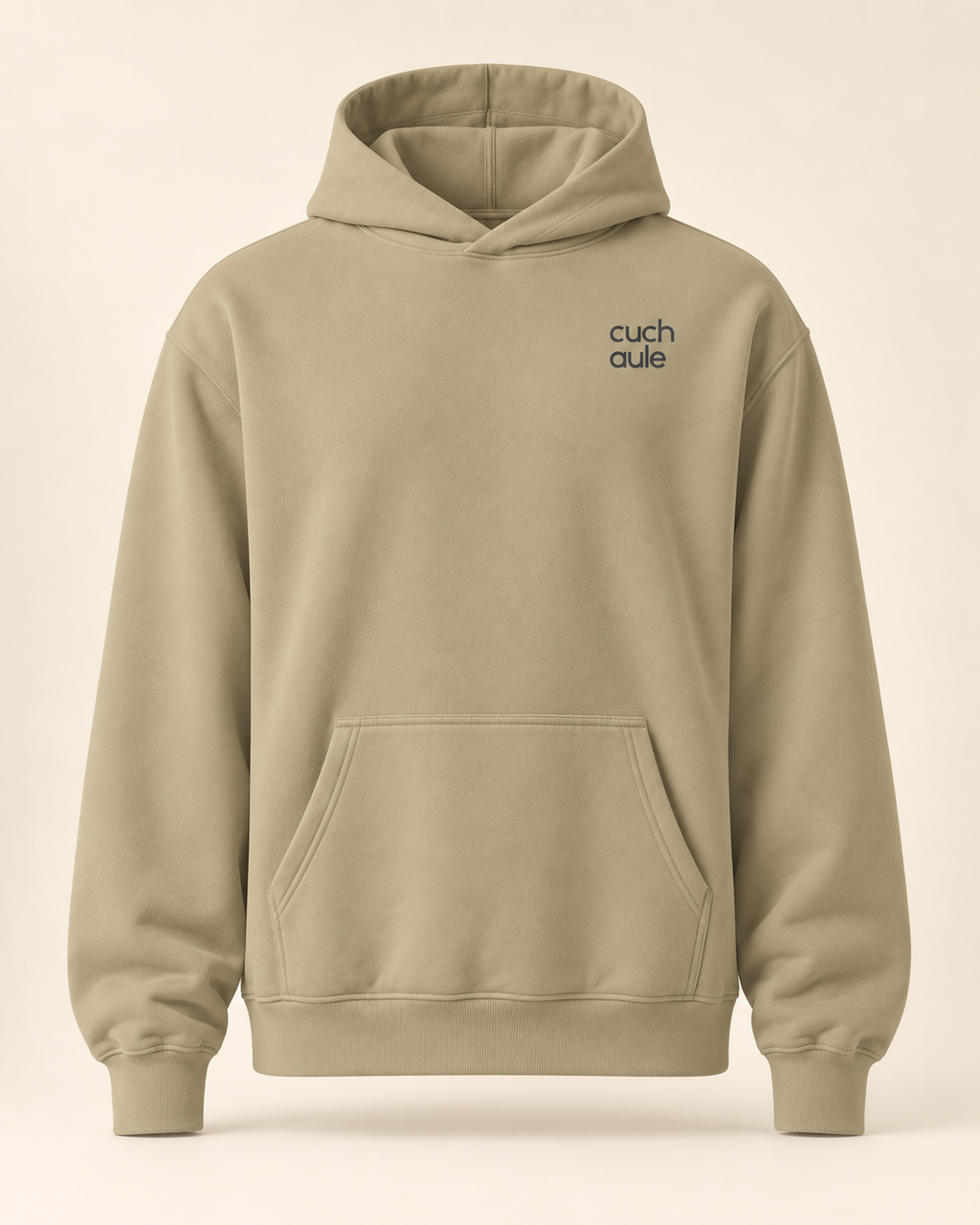 Hoodie cuchaule — Fribourg — sand — vue face sans mannequin