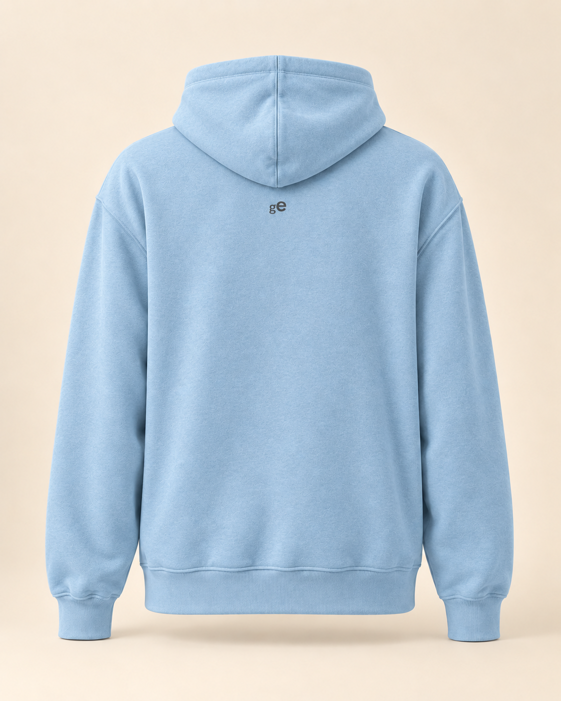 Hoodie écusson — Genève — carolina-blue — dos