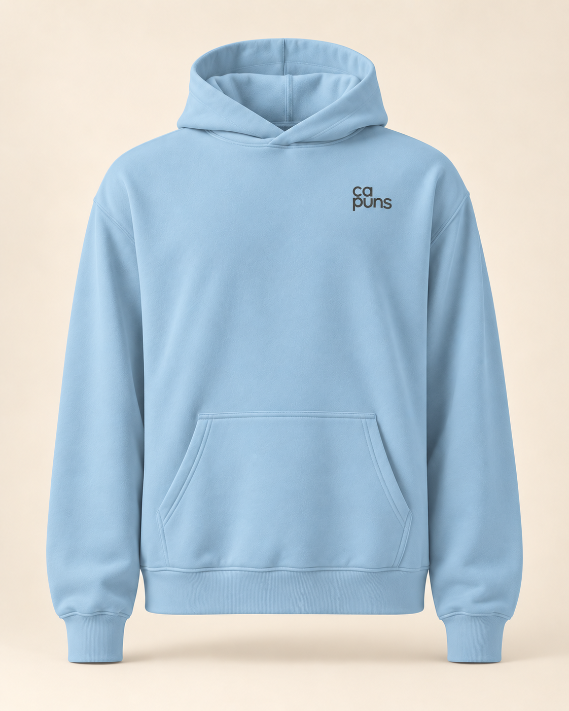 Hoodie capuns — Grisons — carolina-blue — vue face sans mannequin