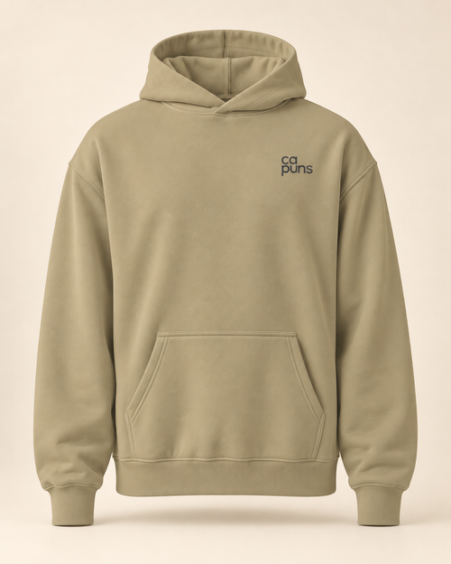 Hoodie capuns — Grisons — sand — vue face sans mannequin