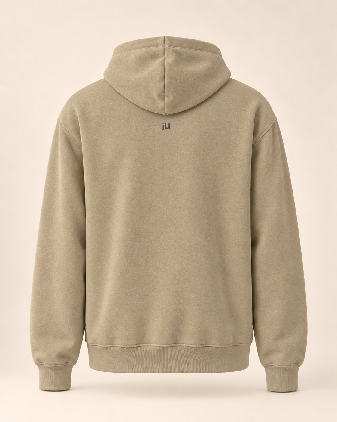 Hoodie totché — Jura — sand — dos