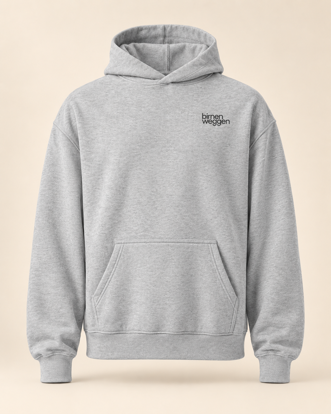 Hoodie birnenweggen — Lucerne — athletic-heather — vue face sans mannequin
