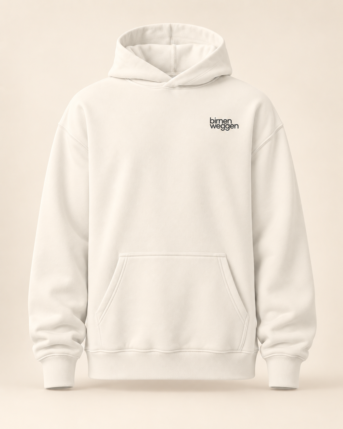 Hoodie birnenweggen — Lucerne — bone — vue face sans mannequin