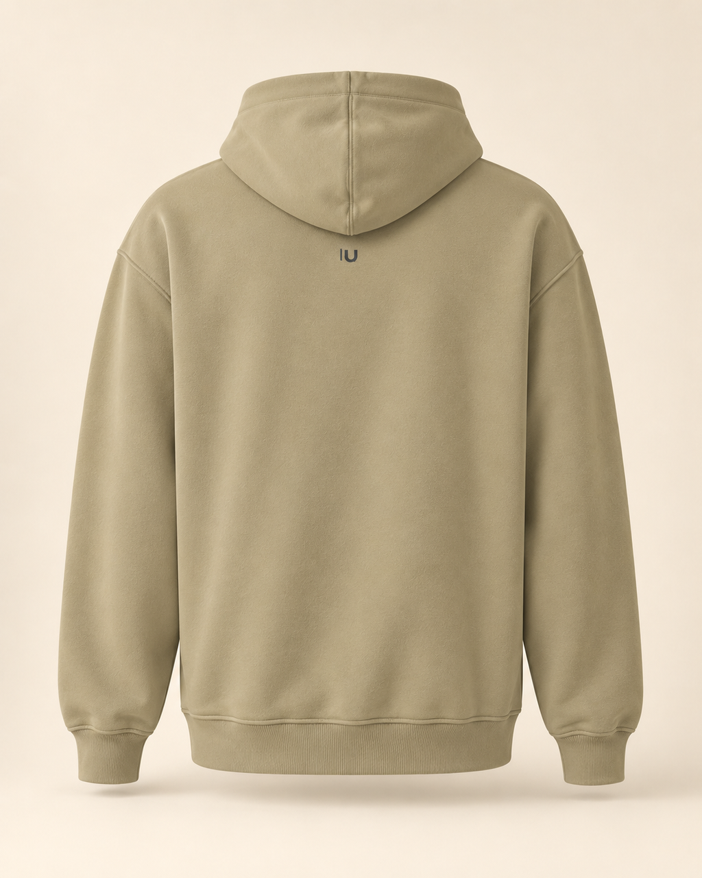 Hoodie birnenweggen — Lucerne — sand — vue dos sans mannequin