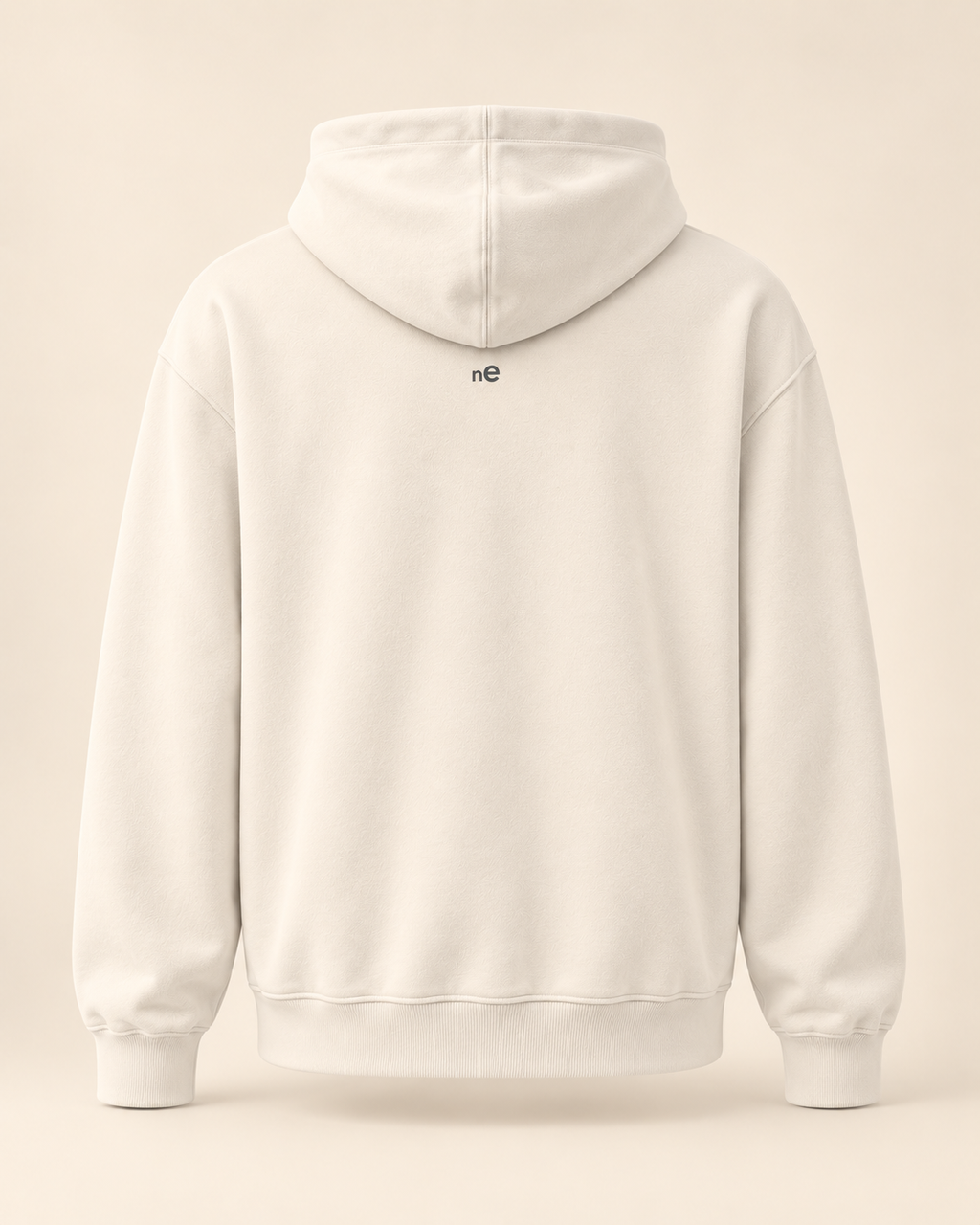 Hoodie taillaule — Neuchâtel — bone — vue dos sans mannequin