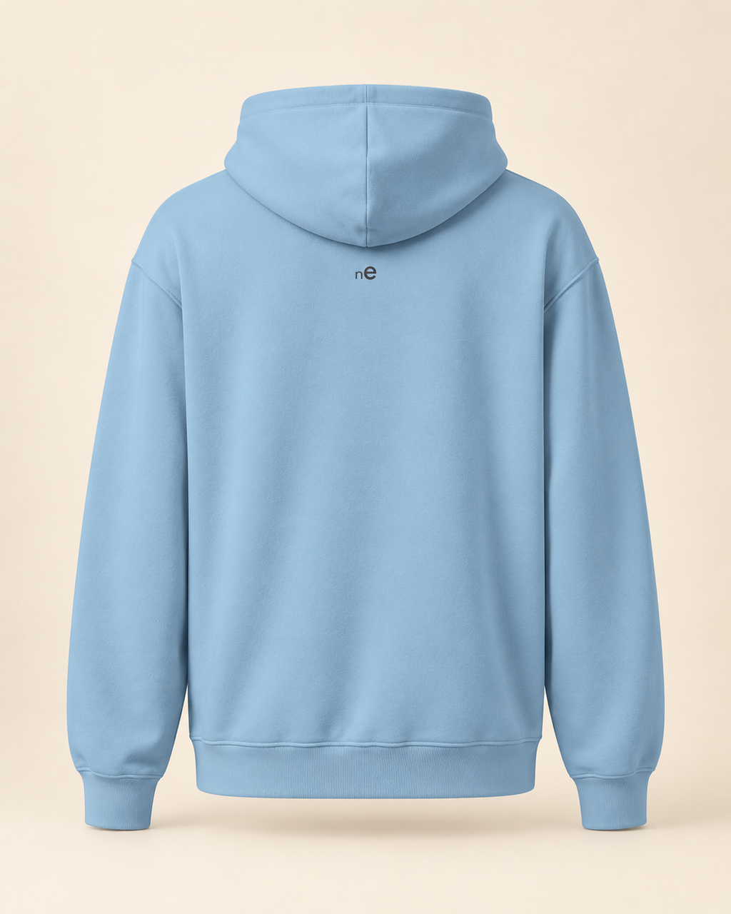 Hoodie taillaule — Neuchâtel — carolina-blue — vue dos sans mannequin