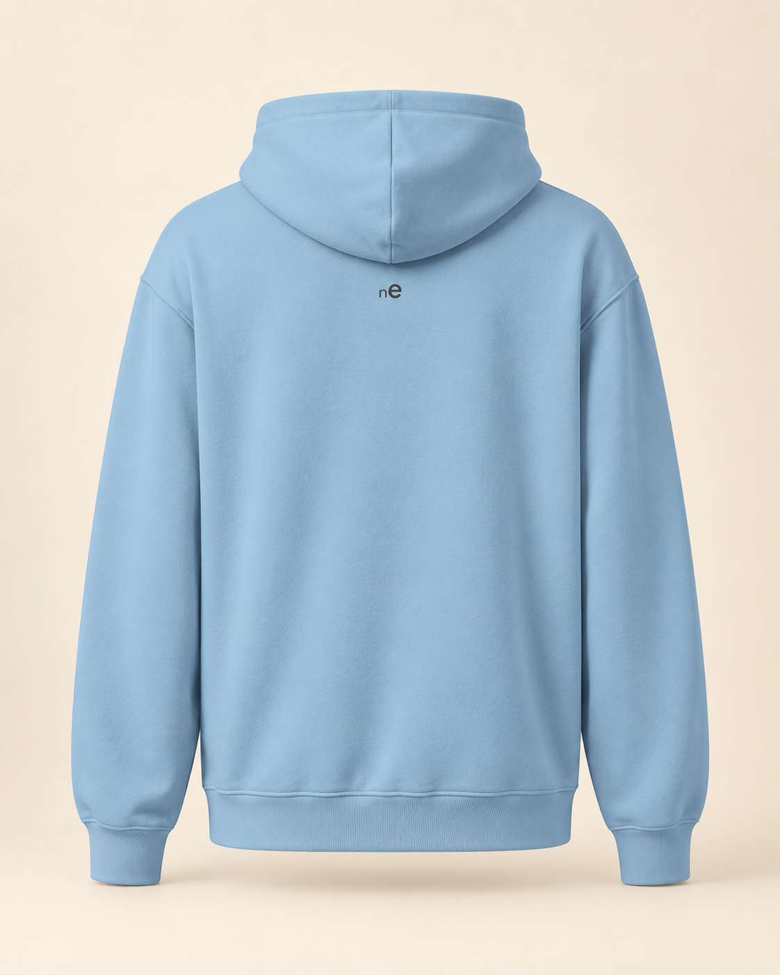 Hoodie taillaule — Neuchâtel — carolina-blue — vue dos sans mannequin