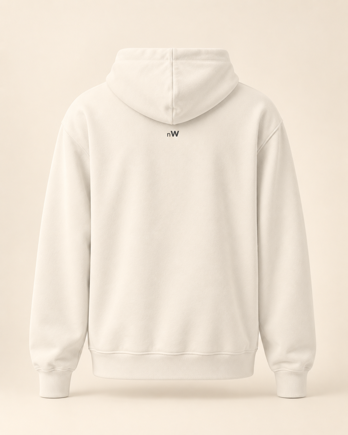 Hoodie lebkuchen — Nidwald — bone — vue dos sans mannequin
