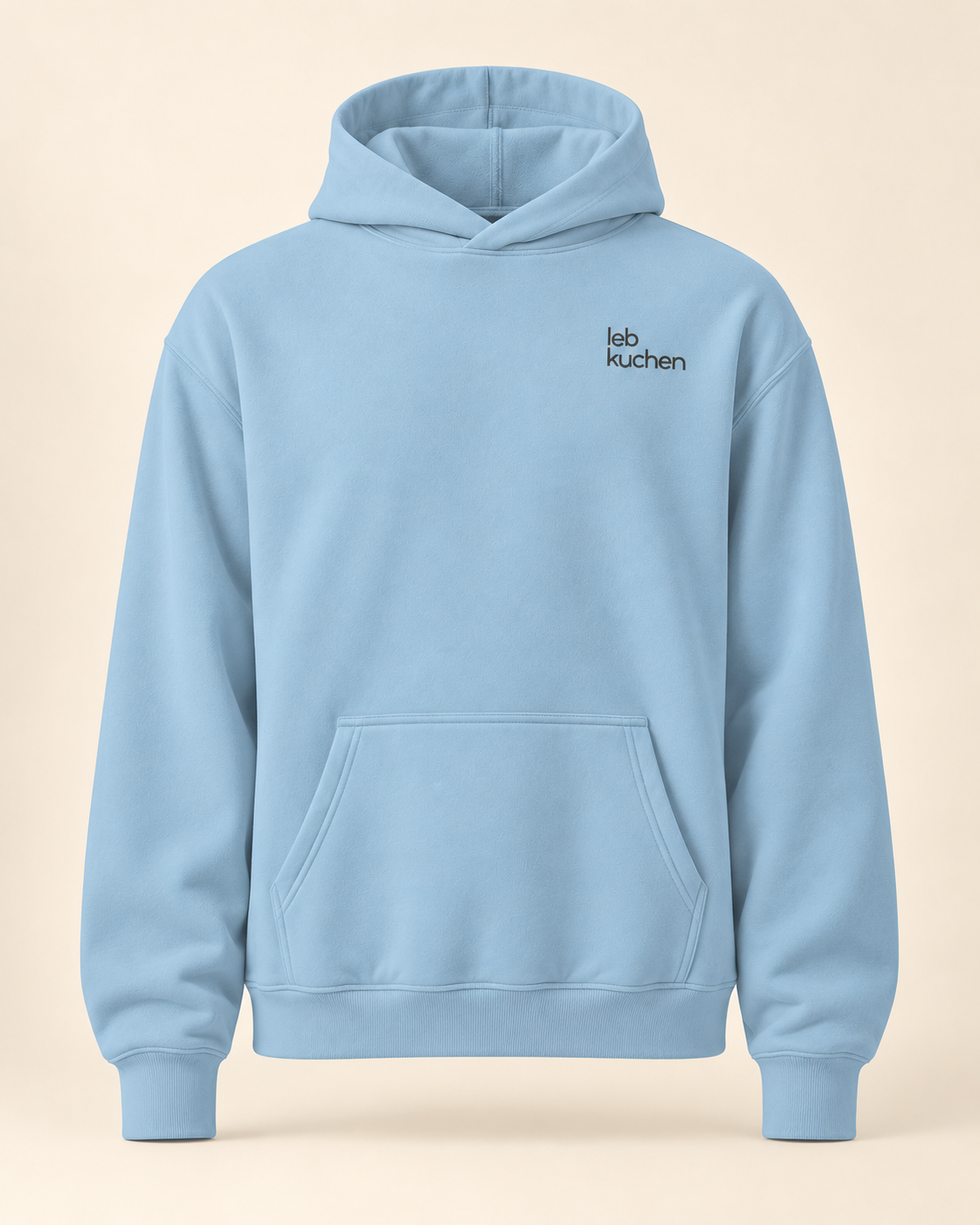 Hoodie lebkuchen — Nidwald — carolina-blue — vue face sans mannequin