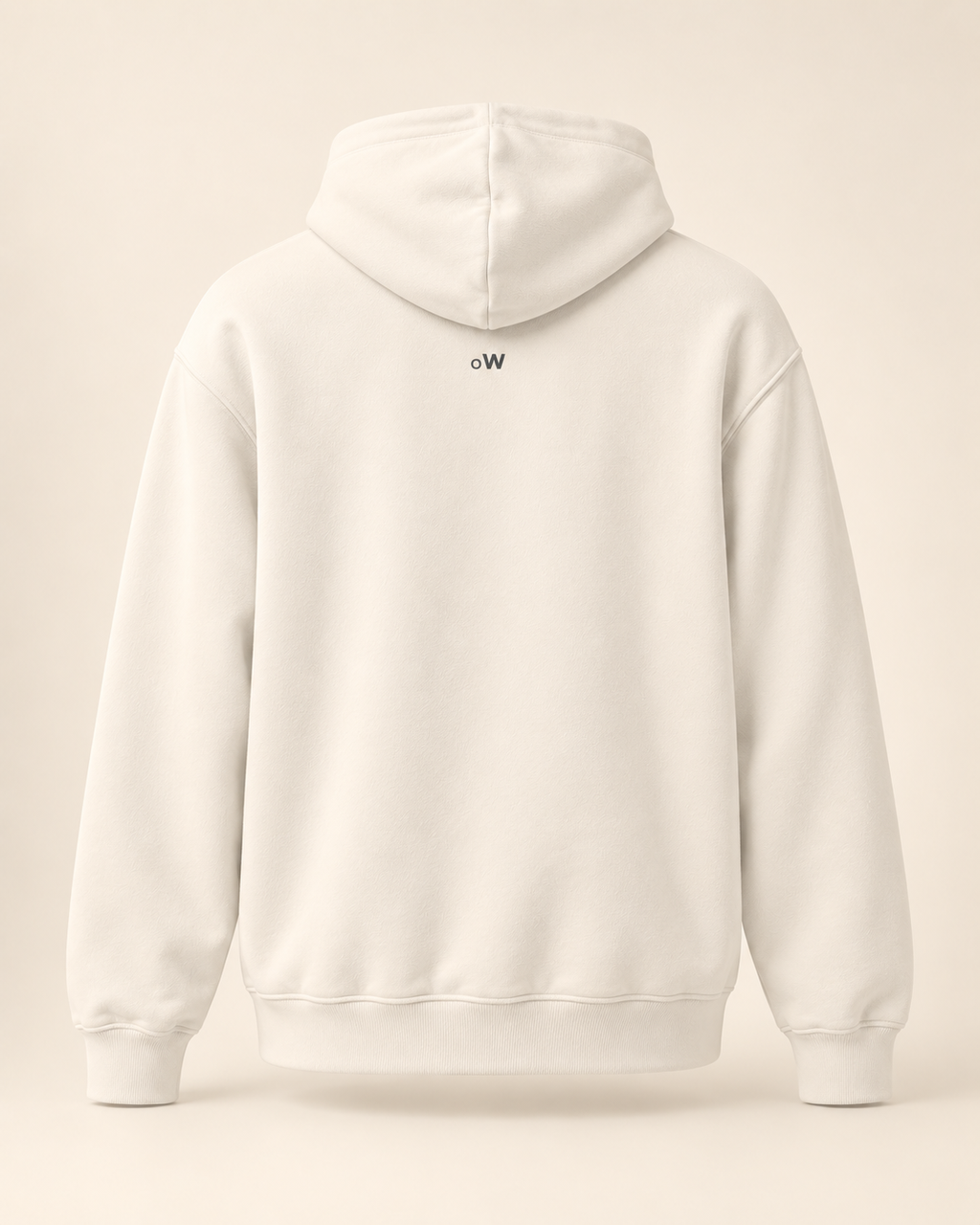 Hoodie bratchäs — Obwald — bone — vue dos sans mannequin