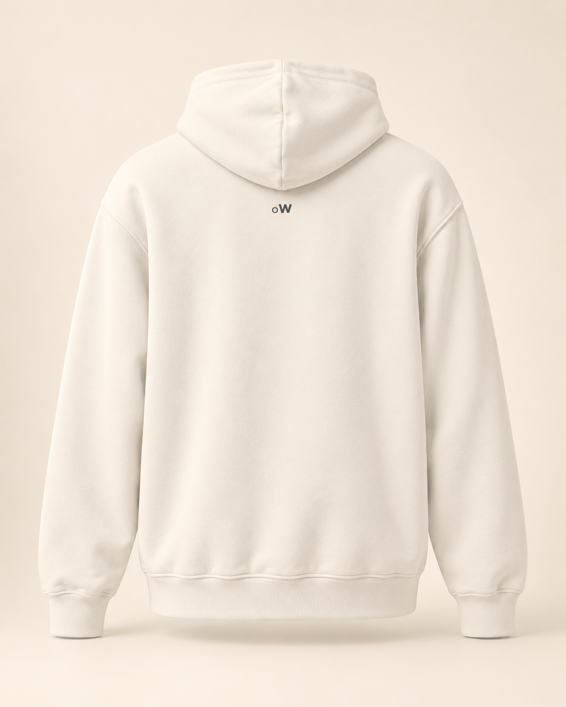 Hoodie bratchäs — Obwald — bone — vue dos sans mannequin