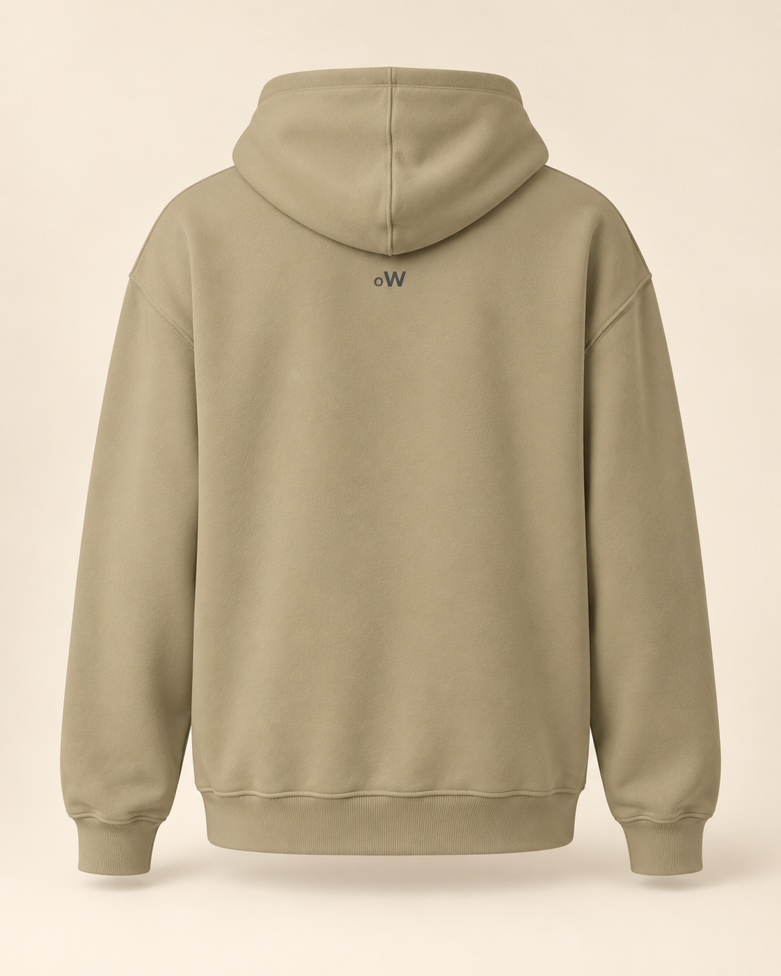 Hoodie bratchäs — Obwald — sand — vue dos sans mannequin