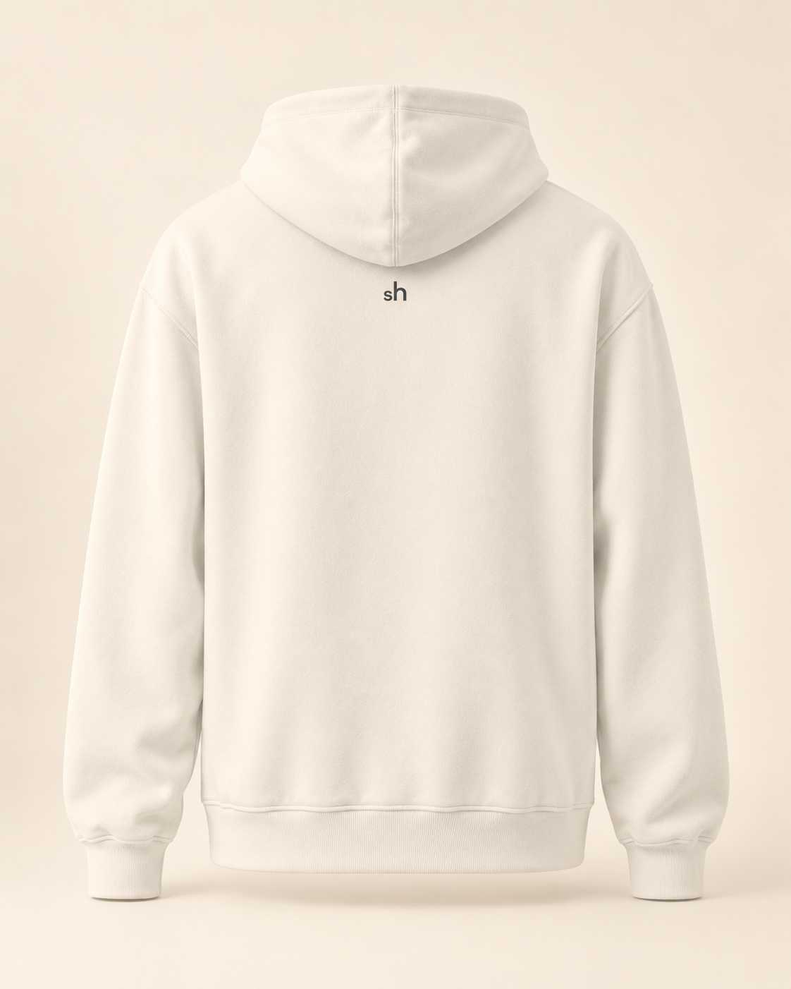 Hoodie schüblig — Schaffhouse — bone — vue dos sans mannequin