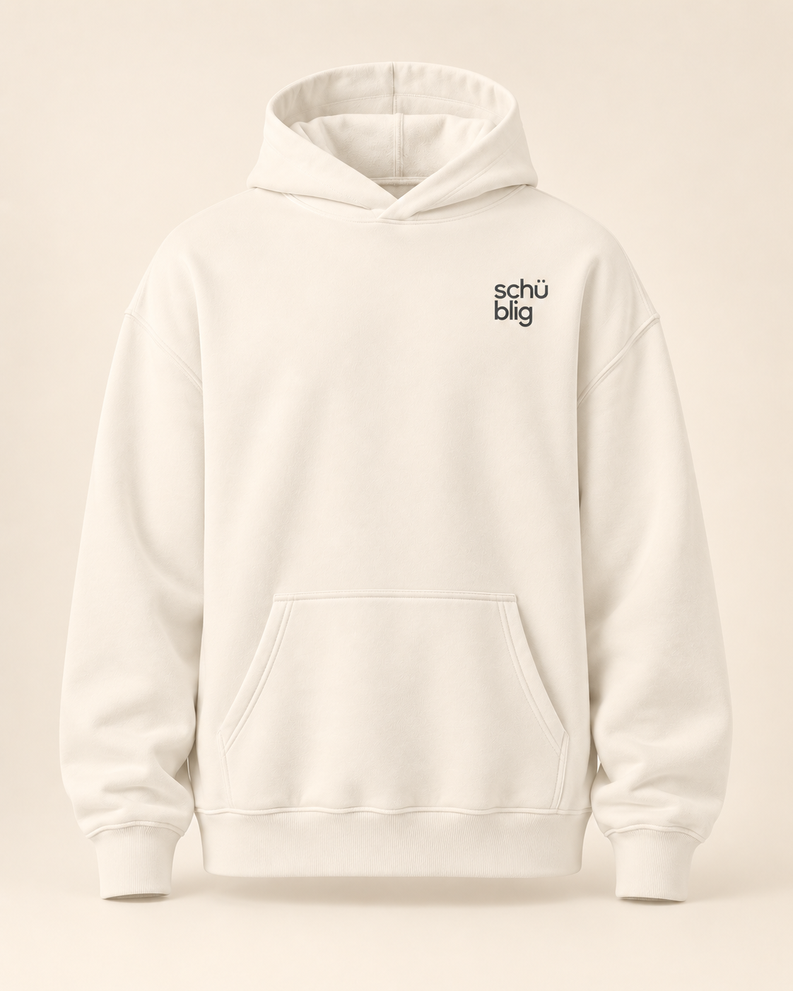 Hoodie schüblig — Schaffhouse — bone — vue face sans mannequin