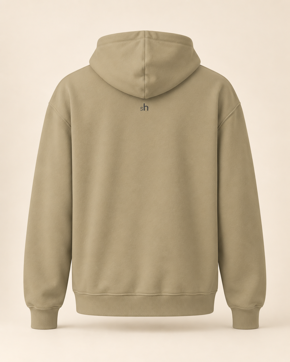 Hoodie schüblig — Schaffhouse — sand — vue dos sans mannequin