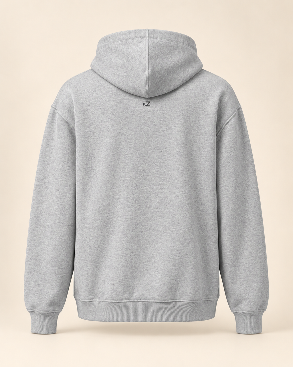 Hoodie kirsch — Schwytz — athletic-heather — vue dos sans mannequin