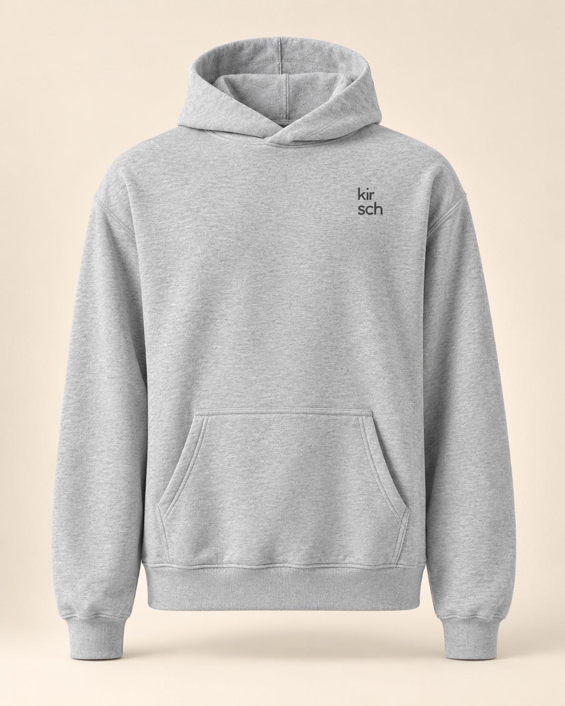 Hoodie kirsch — Schwytz — athletic-heather — vue face sans mannequin
