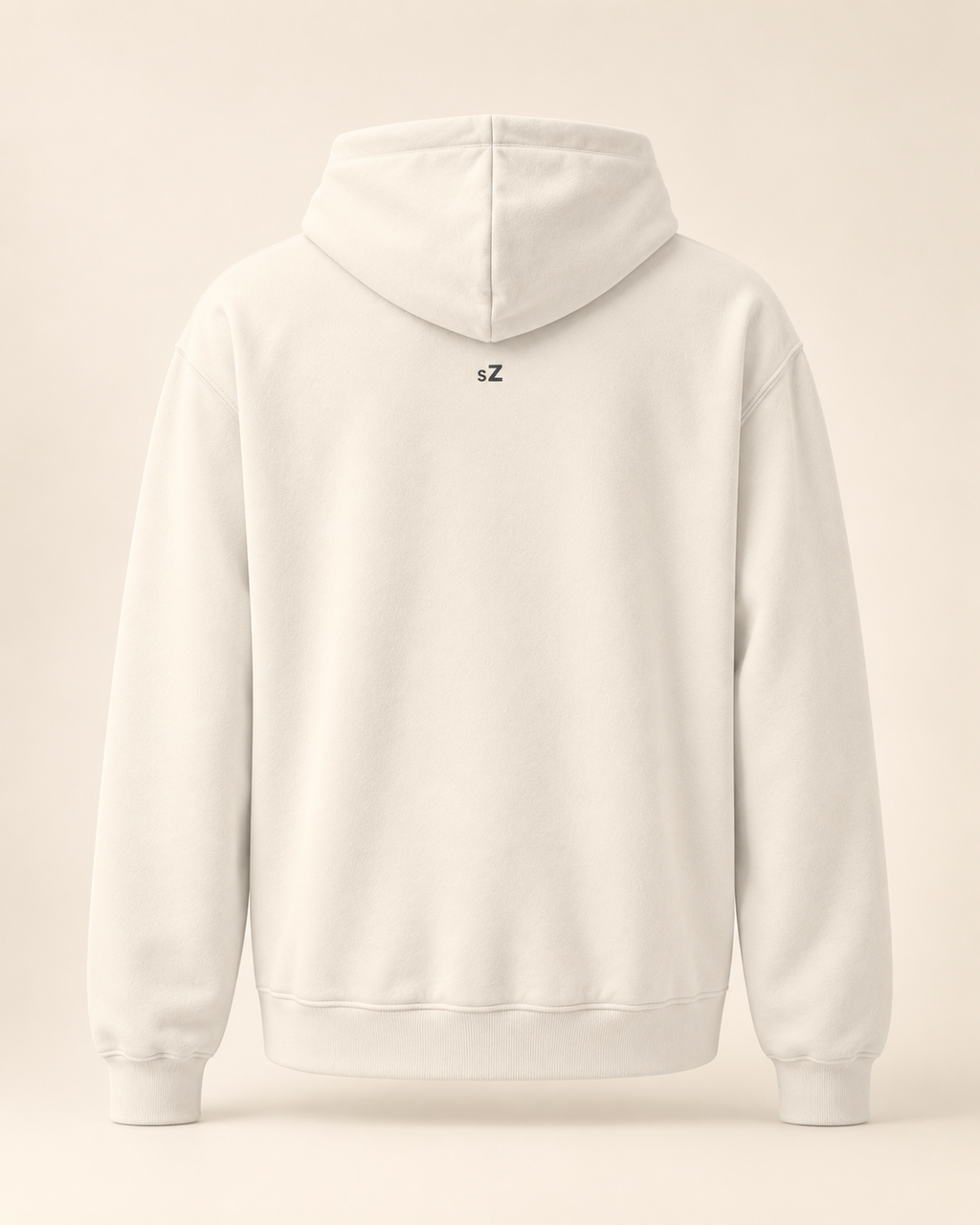 Hoodie kirsch — Schwytz — bone — vue dos sans mannequin