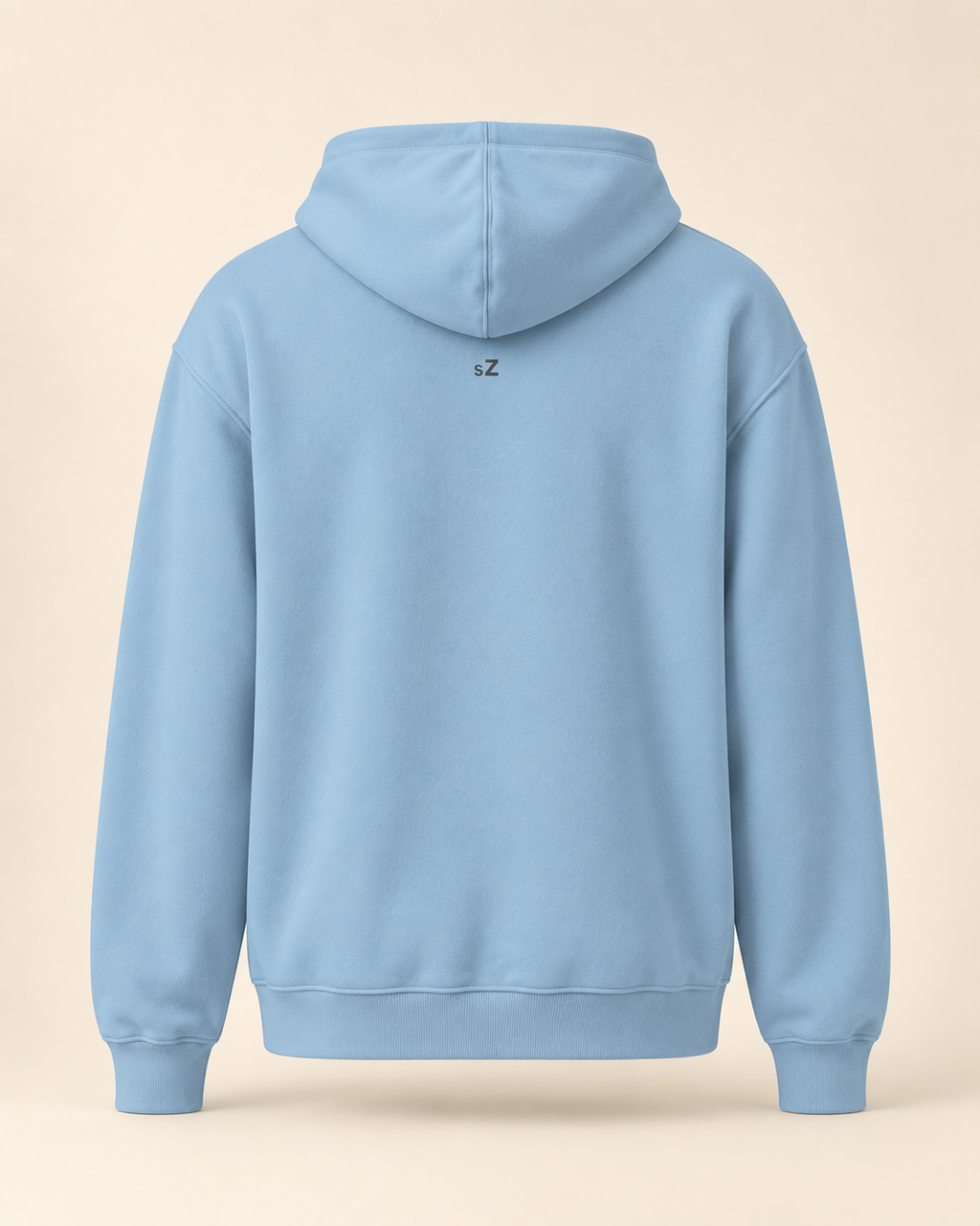 Hoodie kirsch — Schwytz — carolina-blue — vue dos sans mannequin