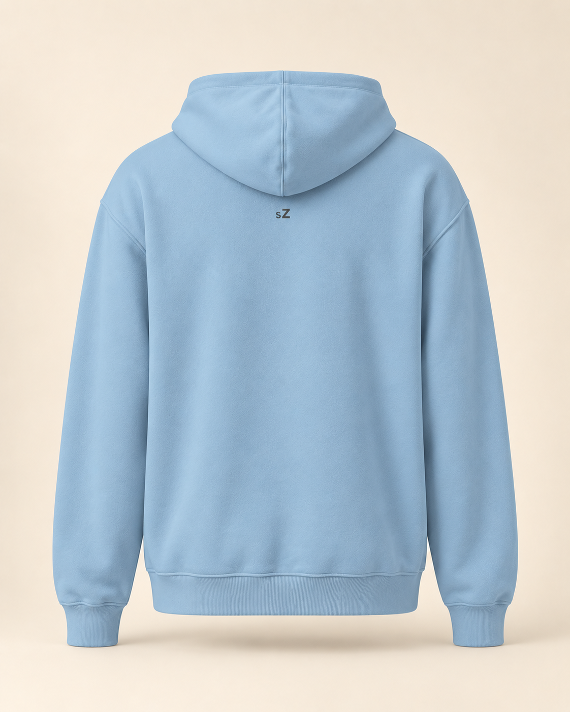 Hoodie kirsch — Schwytz — carolina-blue — vue dos sans mannequin
