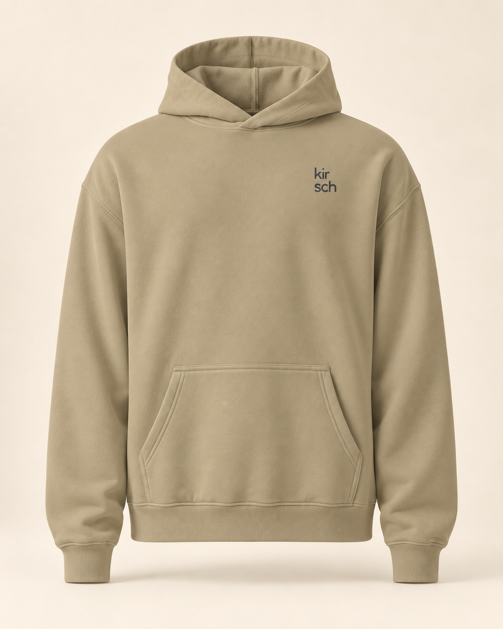Hoodie kirsch — Schwytz — sand — vue face sans mannequin