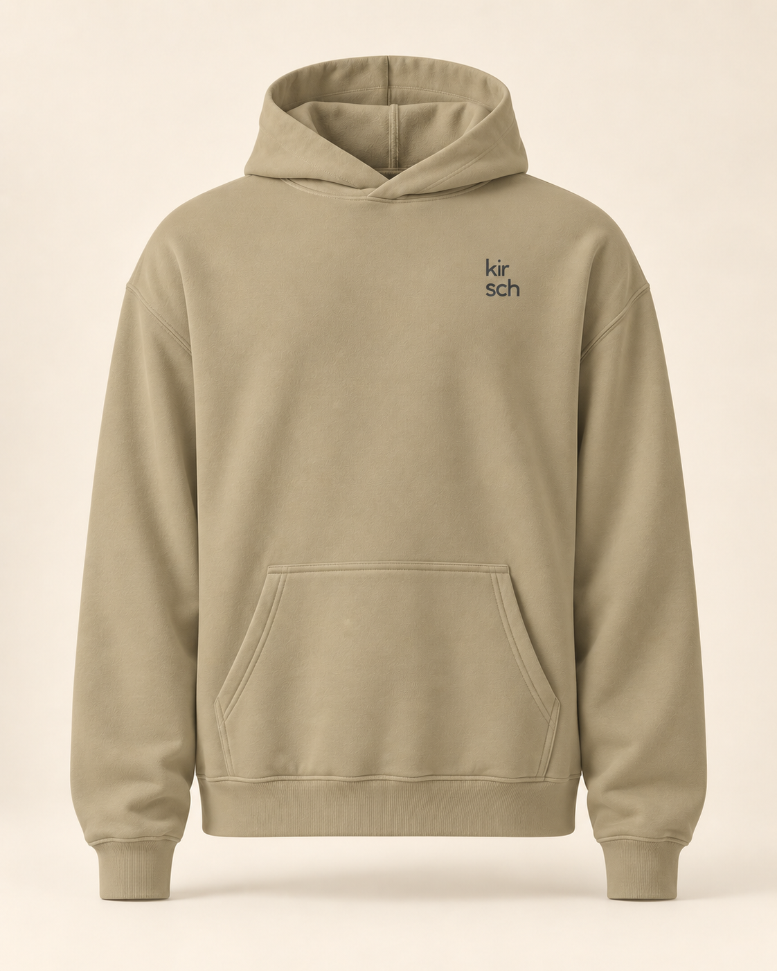 Hoodie kirsch — Schwytz — sand — vue face sans mannequin