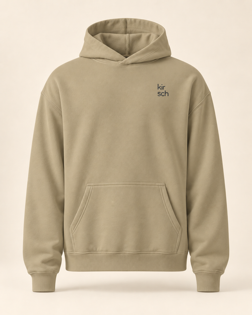 Hoodie kirsch — Schwytz — sand — vue face sans mannequin
