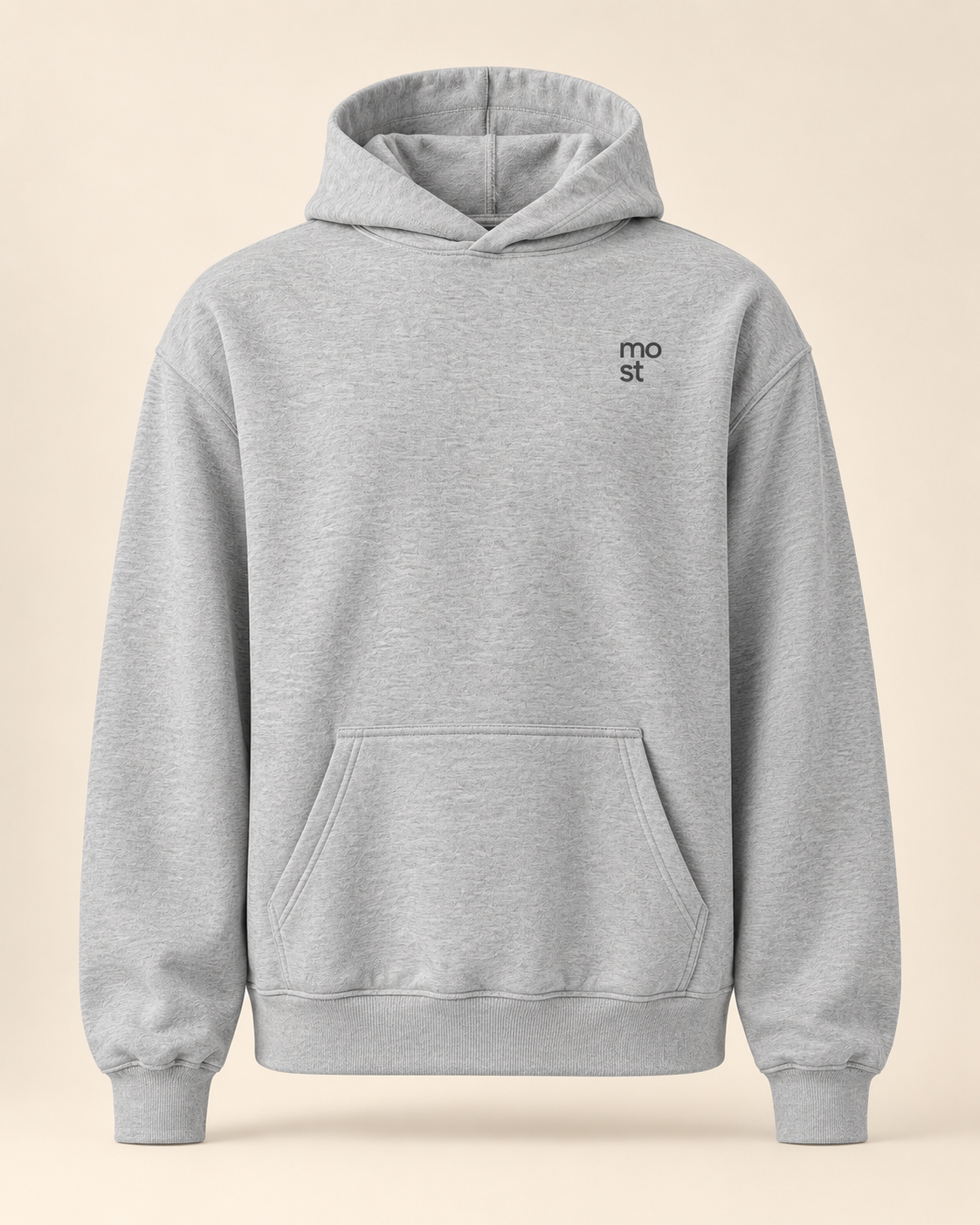 Hoodie most — Thurgovie — athletic-heather — vue face sans mannequin