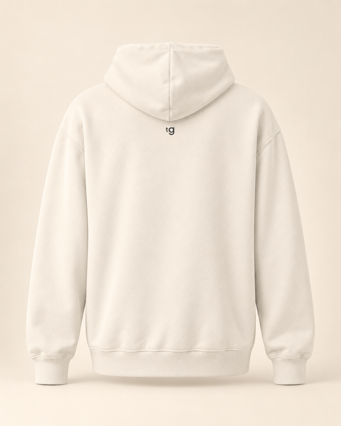 Hoodie most — Thurgovie — bone — vue dos sans mannequin
