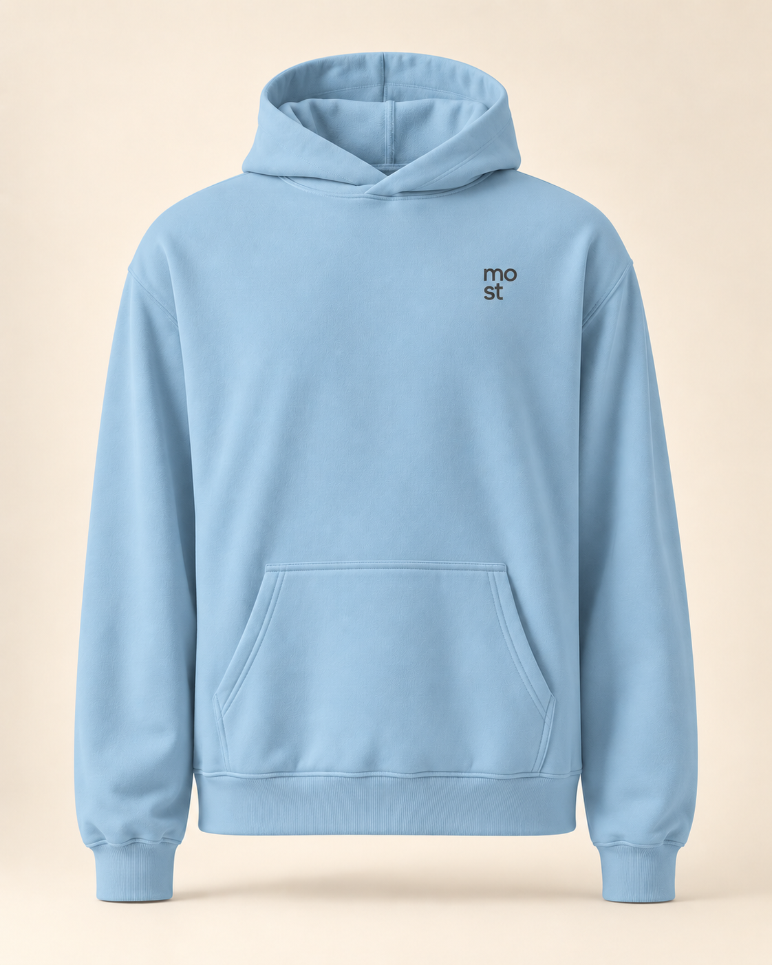 Hoodie most — Thurgovie — carolina-blue — vue face sans mannequin