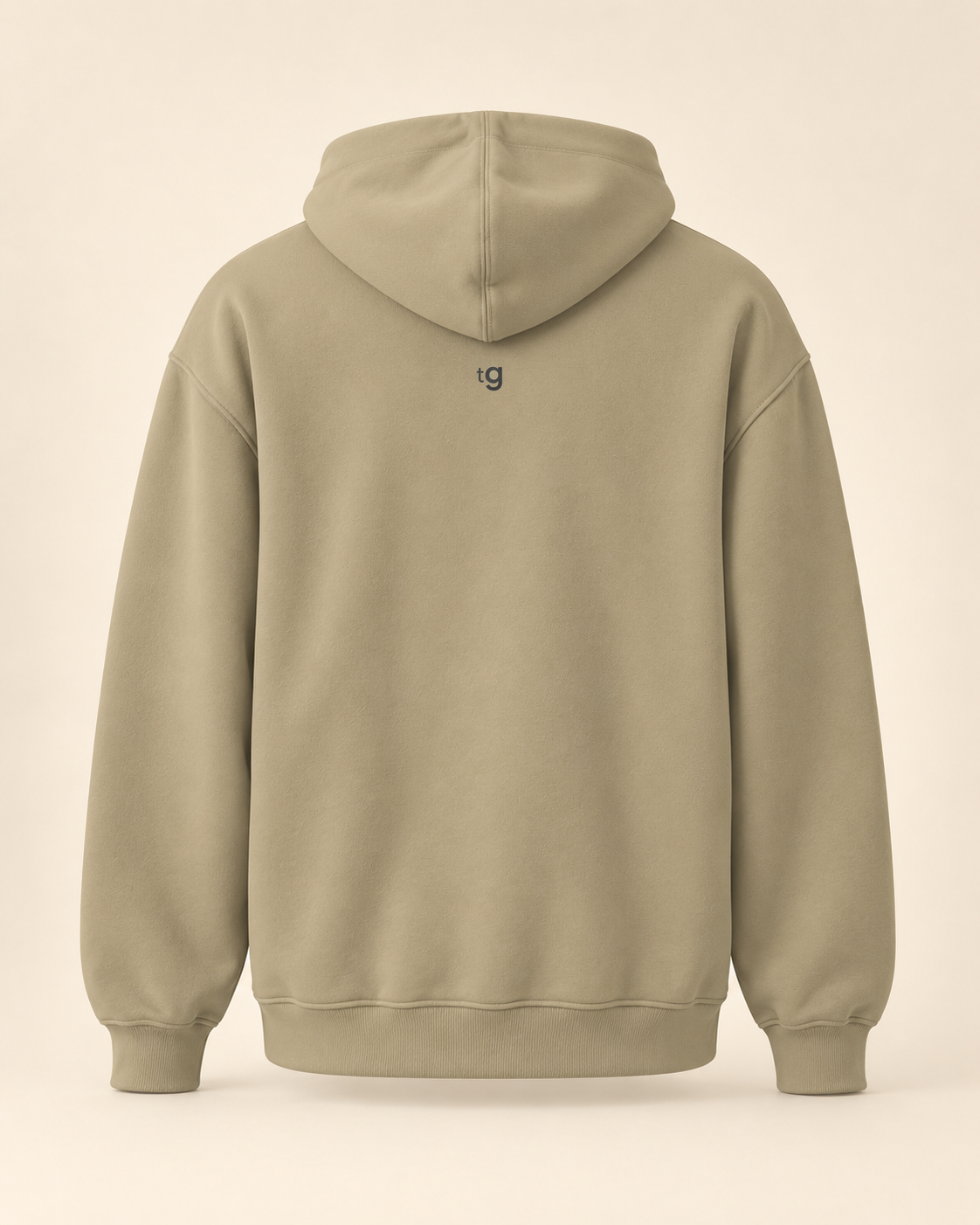 Hoodie most — Thurgovie — sand — vue dos sans mannequin