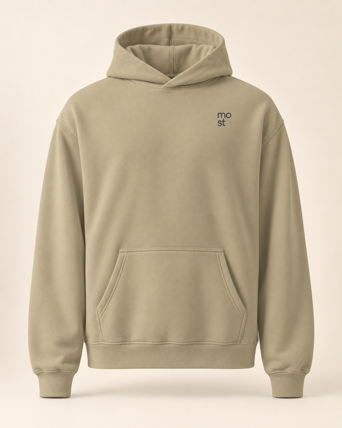 Hoodie most — Thurgovie — sand — vue face sans mannequin